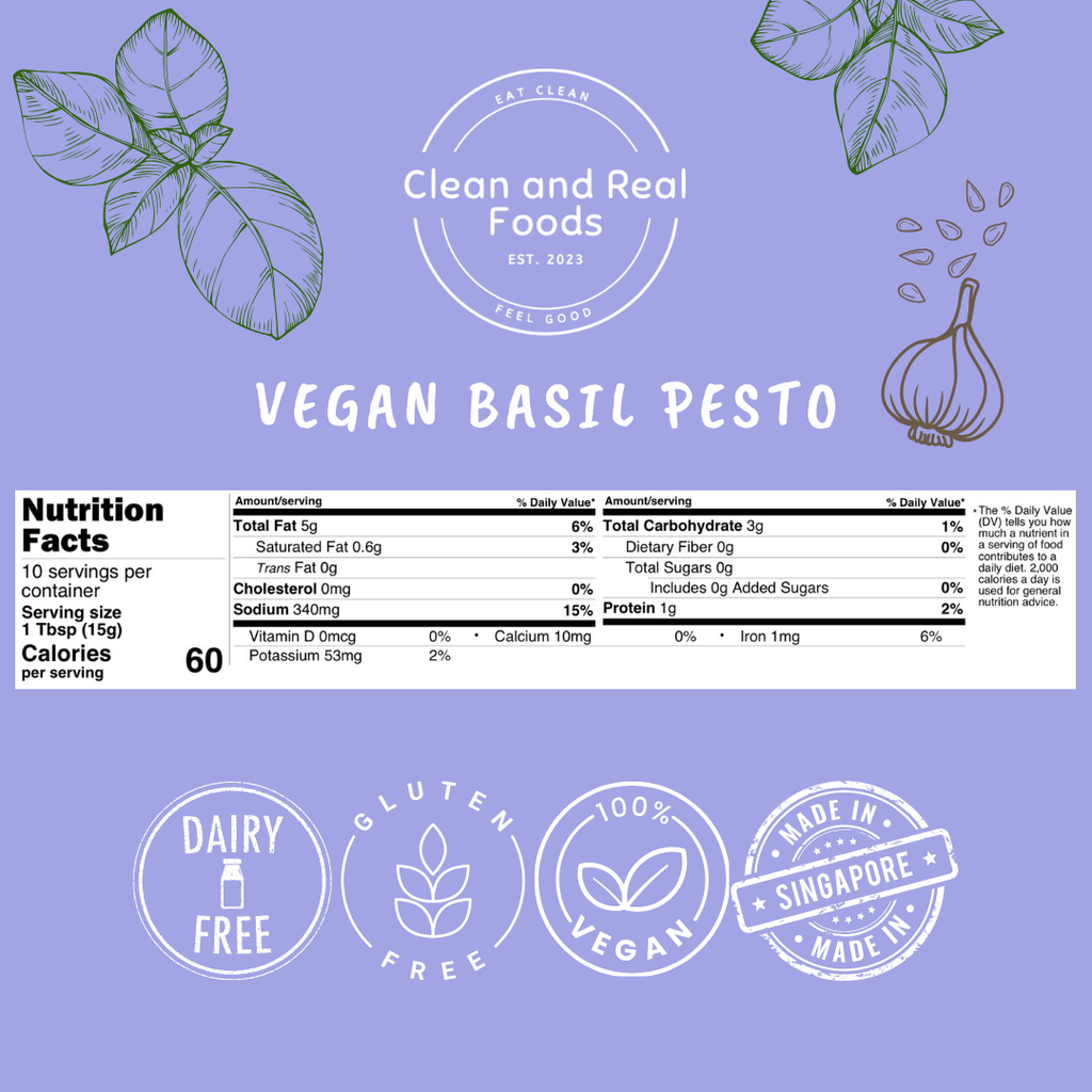 Vegan Basil Pesto (160 g)